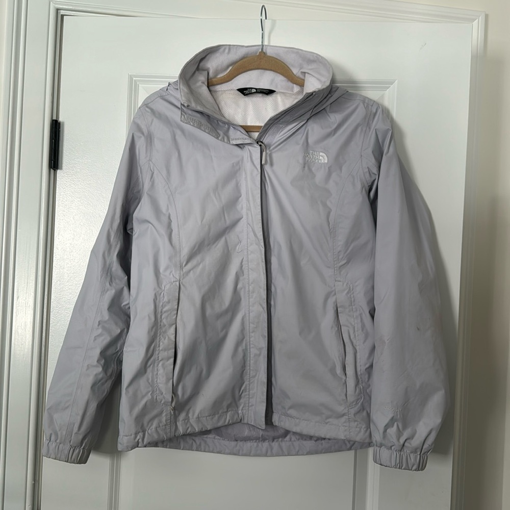 The north face rain coat